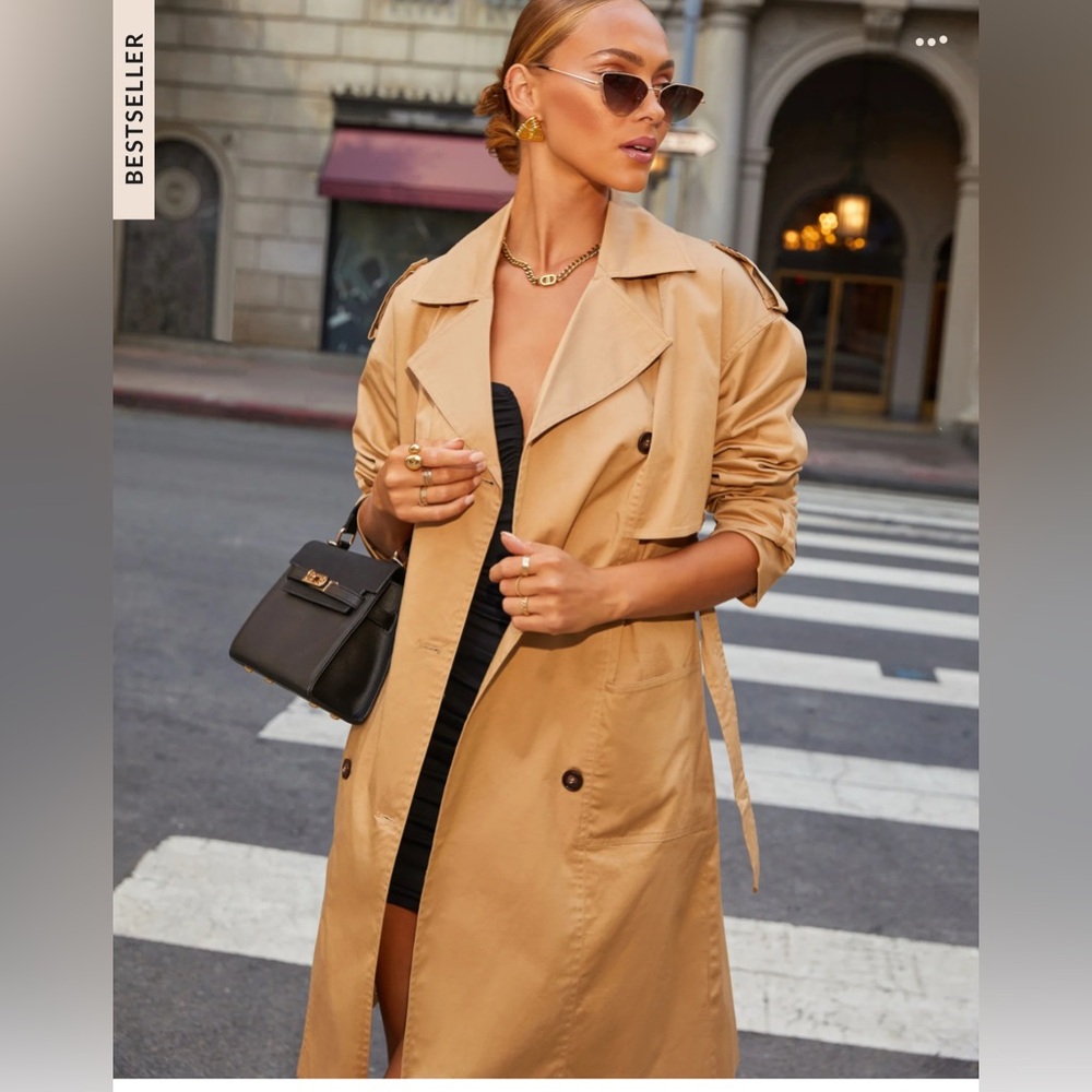 VICI Business Affair Trench Coat-XS